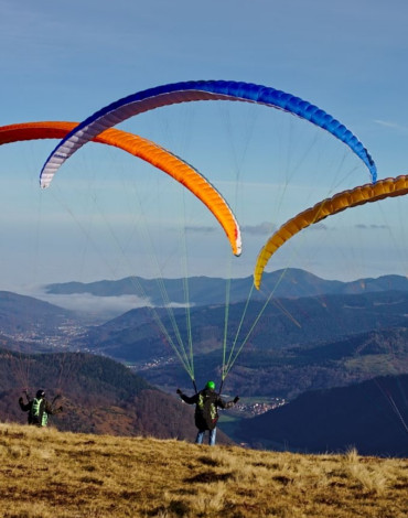 Gleitschirm-Tandemflug Dreiländereck