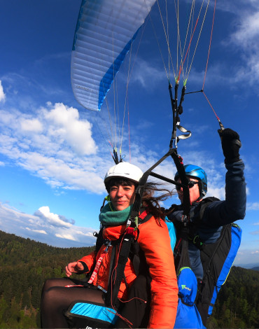 Gleitschirm-Tandemflug Schwarzwald