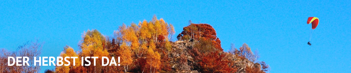 Gleitschirm-Tandemflug Herbst 2017